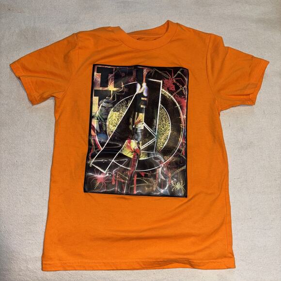 Marvel Other - Marvel Avengers Boys Trick or Treat Image Motion Halloween T-shirt Size M Orange